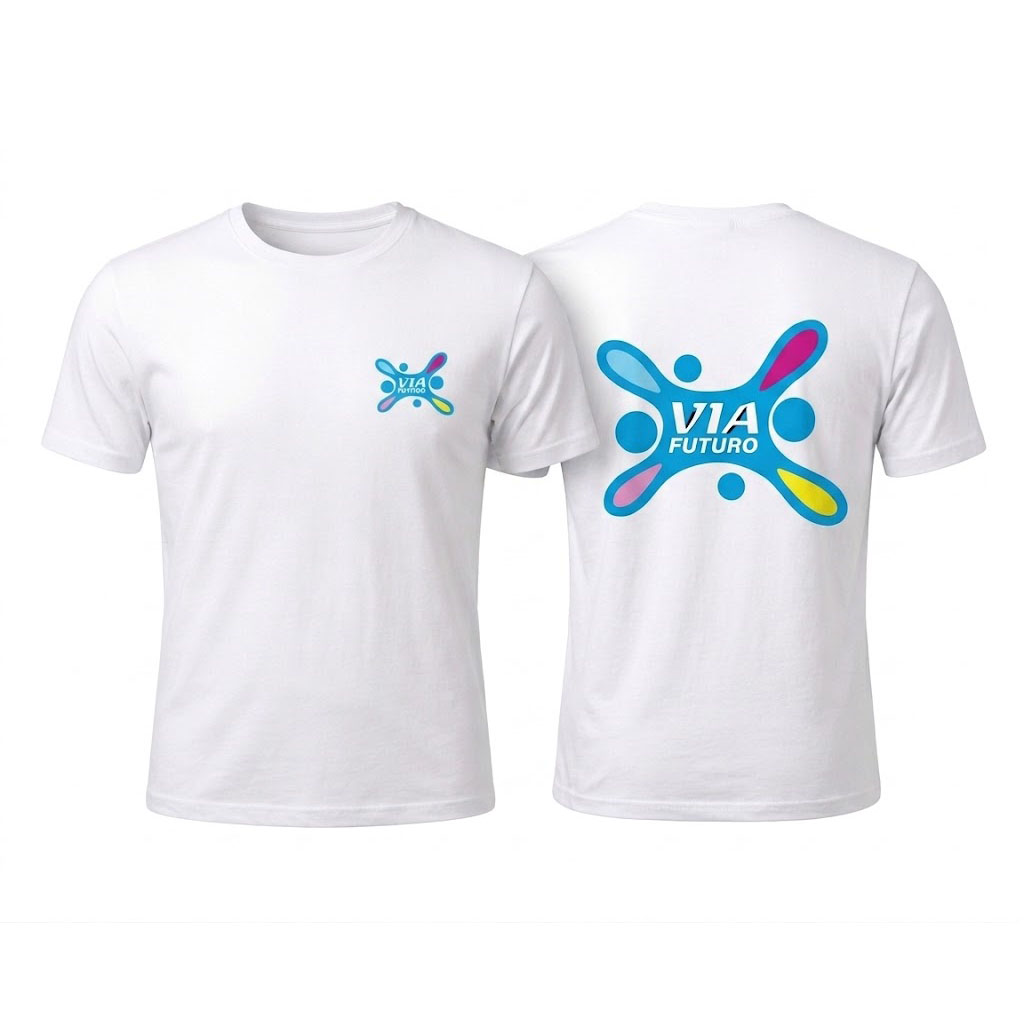 Camiseta logo frontal y trasero